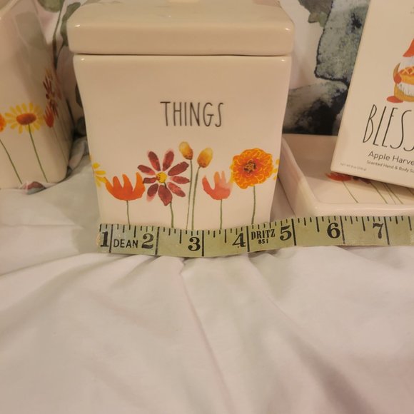 NEW Rae Dunn Fall Bloom Bathroom Collection - Picture 9 of 16